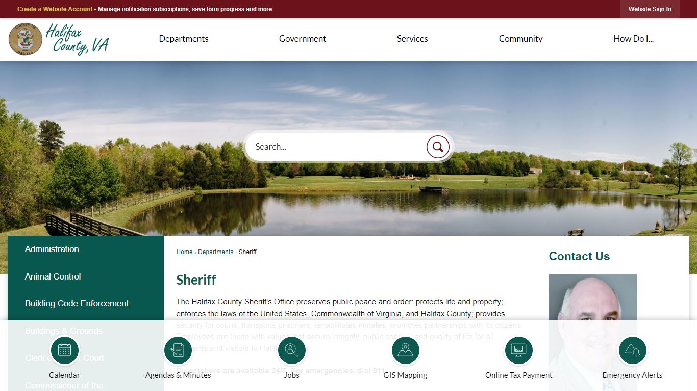 Sheriff | Halifax County, VA